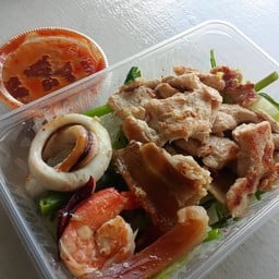 หมูกระทะย่างให้