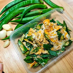 กระเจี๊ยบผัดไข่ (Ketogenic)