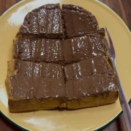 ขนมปังแผ่นปิ้ง ( นูเทลล่า )