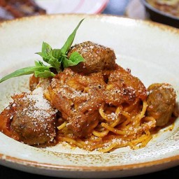 (food) สปาเก็ตตี้วากิวมีทบอล