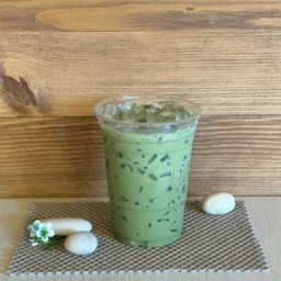 มัทฉะลาเต้เย็น