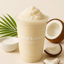 มะพร้าวน้ำหอมปั่นนมสด