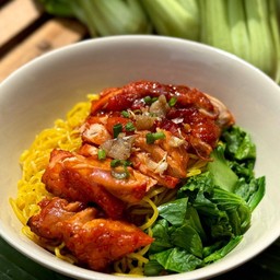 บะหมี่ไก่น้ำแดง (แห้ง)