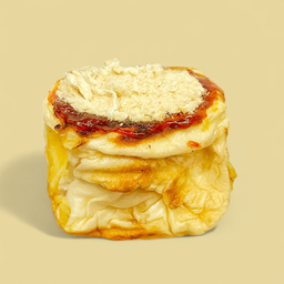 ปังก้อนไก่หยองพริกเผา