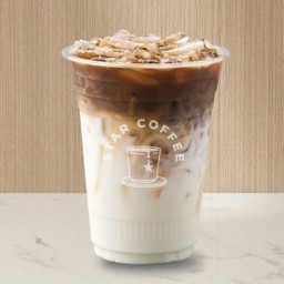 ลาเต้นมสดน้ำผึ้ง