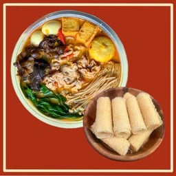 [เซตสุดฮิต] ซุปหม่าล่าทั่ง เซตหมูอิ่มใจ + ฟองเต้าหู้ทอด