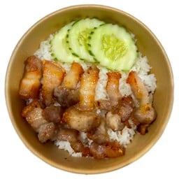 สามชั้นทอดน้ำปลา (กับข้าว)