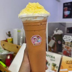 ชาไทยปั่นครีมชีสเพิ่มชีสขูด