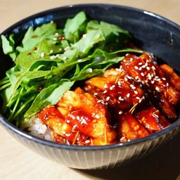 Grilled Chicken Honey and  Gochujang Don