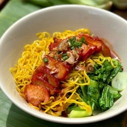 บะหมี่หมูน้ำแดง (แห้ง)