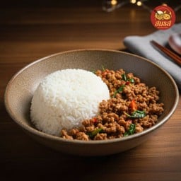 กะเพราหมูสับสมรส - อิ่มอร่อยทุกวัน