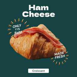 ครัวซองต์ แฮมชีส | Ham&cheese croissant