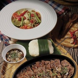 ชุดเสืออีสาน (เสือร้องไห้ย่าง/ส้มตำ/ข้าวเหนียว)
