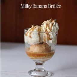 Milky Banana Brûlée Sundae