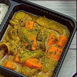 ข้าวแกงกะหรี่เนื้อสไลด์ออสเตรเลีย