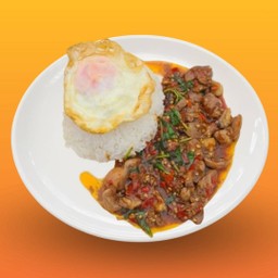 กะเพราตับไก่