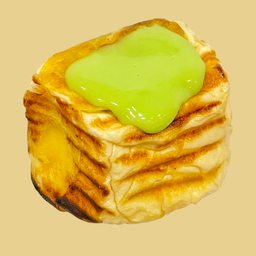 ปังก้อนสังขยาใบเตย