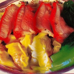 เกี๊ยวแห้งหมูแดง  (หน้าร้าน 50)