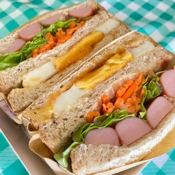 ไส้กรอก+ทูน่า เกาหลี