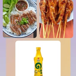 [เซตสุดฮิต] ข้าวหน้าคอหมูย่าง + ปีกไก่ย่างฉ่ำๆ + อิชิตัน280มล.