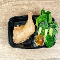 คีโต น่องสะโพกไก่ต้มน้ำปลา (Keto) 067