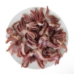 หัวหมึกหั่น 2 ชิ้น