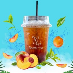 ชาดำพีชโซดา เย็น