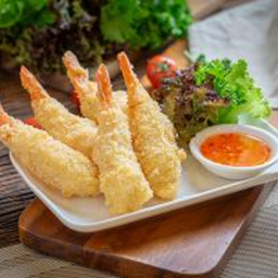 64. กุ้งชุบแป้งทอด (5ตัว)