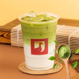 มัทฉะลาเต้เย็น