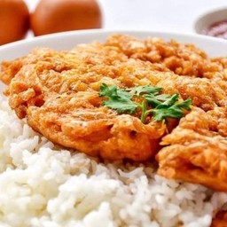 ข้าวไข่เจียวหมูสับ