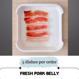 M17 หมูสามชั้นติดหนัง (90กรัม)