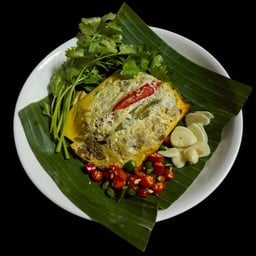 จิ้นส้มหมกไข่(แหนมย่างใส่ไข่)