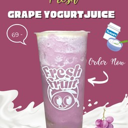 ชาองุ่นปั่นโยเกิร์ต