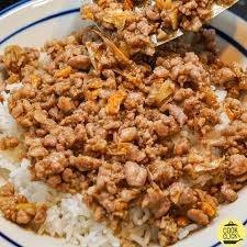 ข้าวหมูสับกระเทียม พระราม9