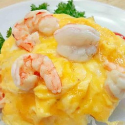 ข้าวไข่ข้นกุ้ง