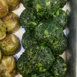 แป้งเปลือยไส้ผักกุยช่ายหกลูก