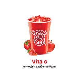 Vita C มะเขือเทศ สตอเบอร์รี่ แอปเปิ้ล