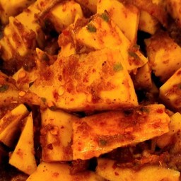 มะม่วงสามรสคลุกกะปิ