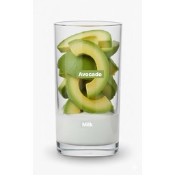 Avocado milk (no ice, no syrup)
