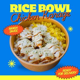ข้าวไก่คาราเกะซอส Ranch
