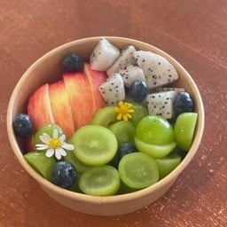 แอปเปิ้ล+องุ่น+แก้วมังกร+บลูเบอร์รี่