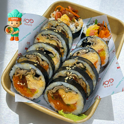 คิมบับ หมูซัมจัง Pork Ssamjang Jumbo (12pcs)