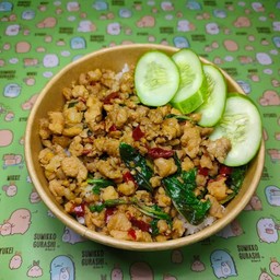 กะเพราพริกแห้ง ครัวถุงทอง197