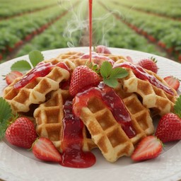 วาฟเฟิลสตรอเบอรี่