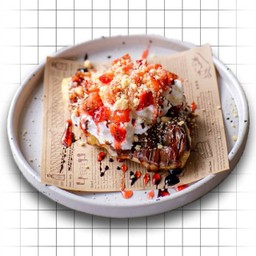 นูเทลล่า สตรอเบอรี่ ครอฟเฟิล