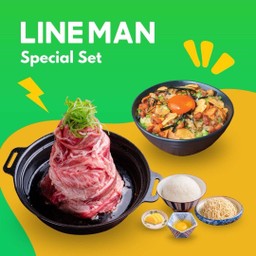 [ลด 20%] ภูเขาไฟจานร้อน+ข้าวผัดมันเนื้อไข่ดองทรัฟเฟิล