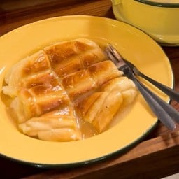 ขนมปังกลมปิ้ง ( แยมส้ม )