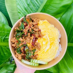 ข้าวกระเพราหมูสับ