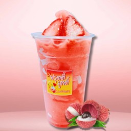ลิ้นจี่/สตอเบอรี่ mooothie