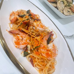 A.O.P Angel hair Mentaiko with Shrimp